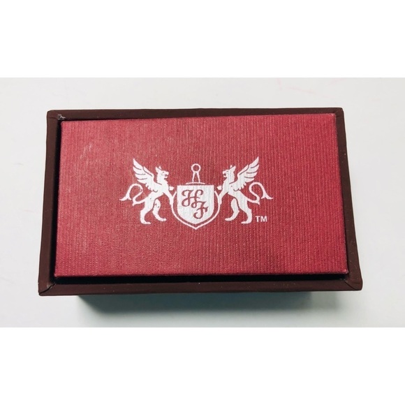 Hickey Freeman Mens Black Metal Twisted Barrel Bullet Black Cuff Links New - Picture 4 of 7